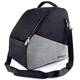 Orlegol Skischuhtasche, Skistiefeltasche Extra große Skirucksack mit Helmfach und Rucksackgurten, Skischuhrucksack Snowboard Boots Tasche -46L, Skitasche für Jacke, Skischuhe, Helm, Brille, Handschuhe