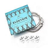BELFORT® E-Gitarren-Saiten - Erstklassige Nickel-Saiten für E-Gitarre (6-Saiten-Set) | inkl. 4 Plektren + Extra hohe E-Saite
