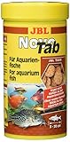 JBL NovoTab Alleinfutter für fleischfressende Aquarienfische, Tabletten 250 ml, 30240