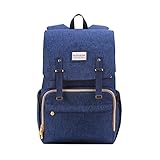 SUNVENO Große Baby Wickeltaschen wasserdichte Mama Rucksack mit Wickelunterlage Wickelrucksack für kinderwagen Reisetasche für Unterwegs Kein Formaldehyd Umhängetasche(Marine)