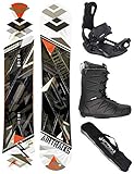 Airtracks Snowboard Set - Board LINE Wide 150 - Softbindung Master - Softboots Master QL 43 - SB Bag