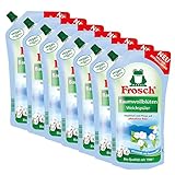 7x Frosch Baumwollblüten Weichspüler 1 Liter - Pflegend mit Baumwolle