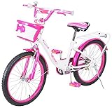 Actionbikes Kinderfahrrad Daisy - 20 Zoll - V-Break Bremse vorne - Seitenständer - Luftbereifung - Ab 4-9 Jahren - Jungen & Mädchen - Kinder Fahrrad - Laufrad - BMX - Kinderrad (20`Zoll)