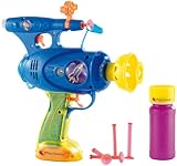 Playtastic Seifenblasenpistole: 3in1-Spielzeugpistole: Schießt Seifenblasen, Wasser & Gummipfeile (Seifenblasen-Pistolen Kinder)