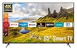 Telefunken XU65K529 65 Zoll Fernseher (Smart TV inkl. Prime Video/Netflix/YouTube, 4K UHD, HDR, HD+) [Modelljahr 2021]