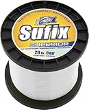 Sufix Hochwertige Angelschnur mit Einer Spule, ca. 1,5 kg, transparent, 6,8 kg
