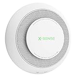 X-Sense Rauch- Kohlenmonoxid Melder 10-Jahres-Rauch- und CO-Alarm, mit Große Prüftaste, Einfache Installation, Auto-Überprüfung, XP01