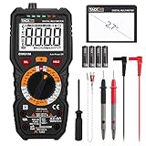 Tacklife DM01 Multimeter Digital A Pi ¨ 'Tester mit Spannung Temperatur ohne Berührung direkt, Linie, Signal-Test von Continuit ¨ ¤ mit Beleuchtung