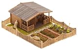 Faller FA180493 - Schrebergarten mit großemGartenhäuschen