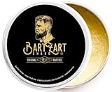 BartZart 50g Bartwachs mit Arganöl für gesundes Bartwachstum I Bart Balsam mit Moschus Duft I Bartpflege für Männer mit Vollbart & Dreitagebart I Bart Wax I Bartwichse