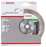 Bosch Professional Diamanttrennscheibe Best für Hard Ceramic (Fliesen, 125 x 22,23 mm, Zubehör Winkelschleifer)