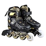 Cenlang Herren Damen Inliner Inlineskates, Unisex Fitness Skates für Erwachsene, Rädern Rollschuhe für Jungen Mädchen Anfänger, Größe 37-44