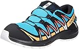 Salomon Kinder XA PRO 3D, Schuhe für Trail Running und Outdoor-Aktivitäten, ClimaSalomon Waterproof Blau/Schwarz (Hawaiian Ocean/Cherry Tomato/Warm Apricot), 40 EU