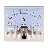 sourcing map 1 PCS 85C1-A Analogstrom-Messgerät DC 100A Amperemeter ohne Impuls zur Stromkreisprüfung Ampere-Tester-Messgerät