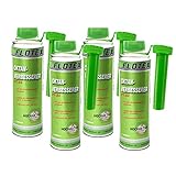Flotex Oktan-Verbesserer, 4 x 250ml Additiv verbessert Oktan Zahl, Startverhalten und Vollastantrieb