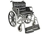 GiMa 27716 Extra Large Kinderwagen, Stoff schwarz, 55 cm Sitz