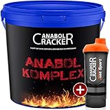 Anabol Komplex Whey Protein Shake, Vanille oder Banane 2,27Kg Eimer Eiweißpulver Glutamin Molke + Shaker (Vanille)