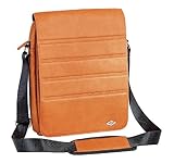 Wedo 596106 GoFashion Pro Crossover-Tasche Hochformat (mit Spezialfach für Tablet PCs) orange