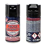 Megaprom 2X 40g Police Security CS-Gas Tränengas, Verteidigungssprays, Tierabwehrspray, Pfefferspray, KO-Spray