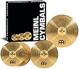 Meinl Cymbals HCS141620 HCS Serie Beckenset mit 35,56 cm (14 Zoll) Hihat, 40,64 cm (16 Zoll) Crash, 50,8 cm (20 Zoll) Ride