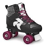 Roces Disco Palace Rollerskates/Rollschuhe Street, Glitter-Black, 35