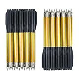 IVEN 24 STK 6,5' Aluminium Bolzen Pfeile für 50 / 80lb Pistole Armbrüste Goldene (2 Packung)