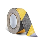 5CMx10M Anti-Rutsch-Klebeband, ONTWIE Anti Rutsch Tape rutschfeste Sicherheitsband Starker Abrasives, rutschhemmendes Treppen-Klebeband, Sicherheits Track Tape Trittstufe Indoor & Outdoor