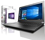 Lenovo (15,6 Zoll) Notebook (Intel N2840 Dual Core 2x2.58 GHz, 4GB RAM, 128GB SSD, Intel HD Graphic, HDMI, Webcam, Bluetooth, USB 3.0, WLAN, Windows 10 Professional 64 Bit #5278