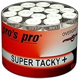 60 Overgrip Super Tacky Tape plus weiss Tennis Griffband