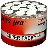 60 Overgrip Super Tacky Tape plus weiss Tennis Griffband