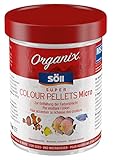 Söll 18742 Organix Super Colour Pellets Micro - Aquariumfutter - Zierfischfutter - Pelletfutter, 1er Pack (1 x 270 ml)