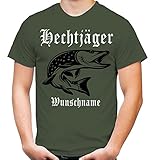 Hechtjäger T-Shirt | Angler | Hecht | Angeln | Fishing | Fischen | Fun | M1 (XL)