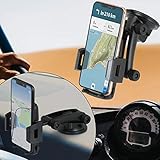Wicked Chili KFZ Handy Halterung kompatibel mit iPhone 12 Pro Max, 12 Mini, 12 Pro, 12, SE 2020, 11 Pro Max, XS Max, XR und Smartphone mit max. 91mm Breite 360° Windschutzscheibe und Dashboard Mount