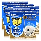 5x Raid Night & Day Trio Insekten Stecker Nachfüller, gegen Mücken, Fliegen & Ameisen