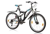 tretwerk DIREKT gute Räder Sport 24 Zoll ATB Mountainbike, Jungen-Fahrrad 21 Gang Kettenschaltung