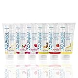 Gleitgel Geschmack 500ml Gleitmittel Set Geschenk Kirsche, Erdbeere, Exotik, Himbeere, Banane, Vanille