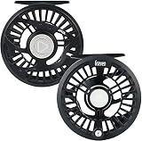 MAXIMUMCATCH Gaze Forelle superleicht Fliegenfischen Rolle, 4/5 6/7wt, großer Spulenkern, mit Vollem abgedichtete Brems-System (4/5 WT)