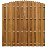vidaXL Kiefer Sichtschutzzaun 170x(156-170) cm Gartenzaun Dichtzaun Holz Zaun