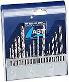 AGT Betonbohrer: Bohrer-Set 15-tlg. mit HSS-Metallbohrer, Holz- & Steinbohrer (Beton Bohrer Set)