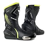 Shima Rsx-6 Men, Herren Vintage Retro Road Sportstiefel Aus Leder Motorradstiefel (41-46), Fluo