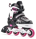 SFR Unisex Kinder RS480, Einstellbar Inline Skates Schlittschuhe, Pink (Pink), 30.5-34 EU