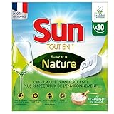 Sun Spülmaschinentabs, umweltfreundlich, 20 Waschgänge
