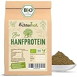 Bio Hanfprotein | 1000g | Pflanzliches Eiweißpulver mit 50% Proteingehalt | 1 KG Bio Hanfmehl direkt vom Achterhof