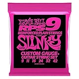 Ernie Ball Super Slinky RPS Nickel Wunde E-Gitarre Saiten - 9-42 Gauge