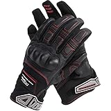 FLM Motorradhandschuhe lang Motorrad Handschuh Sports Handschuh 2.0 schwarz M, Herren, Sportler, Ganzjährig, Kunststoff