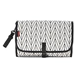 reer Wickel-Clutch Clip&Go mit Kinderwagen-Befestigung, Wickeltasche, abnehmbare Wickelauflage, Netztasche mit viel Platz, abwaschbar, mehrfarbig