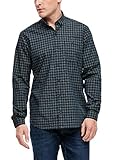 s.Oliver Herren 130.10.009.11.120.2042892 Hemd, Dark Green minimal Check, XL