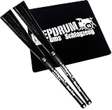 Schlagwerk BRC 02 Cajon Brush Black Crisp + keepdrum Pad