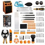 Jakemy - 99 in 1 Präzisions-Schraubendreher-Kit, 56 magnetische Schraubendrehereinsätze, Werkzeug-Kit mit Tasche zur Reparatur von iPhone/Android-Telefon/Tablet/PC/MacBook