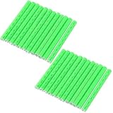VGEBY 24Pcs Fahrrad Speichen Reflektor Bike Reflektierende Mount Clip Tube Sicherheit Für Fahhrad (Farbe : Grün)